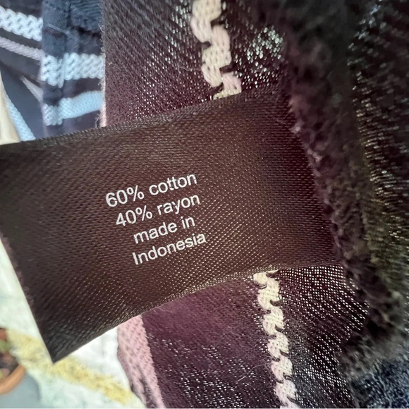 Lane Bryant Black White Stripes Off-The-Shoulders Blouse 18/20 - Picture 5 of 6